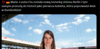 KOBIETA TRENEREM W LIDZE TOP 5!